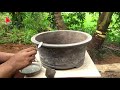 How To Make Flower Pots Using Molds Easily