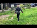 Horse Rider Exercise Weighted Walking Transverse Abs, Gluteal Activation, Coordination Strengthening