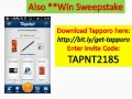 Tapporo App Earn free stuff with your AndroidIOSSmartphoneIPhoneDownload It Now