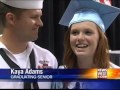 Sailor Surprises Sister, Student With Leukemia Walks at Greenwood Graduation
