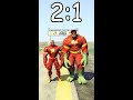 FLASH VENOM vs FLASH HULK in GTA 5! (BATTLES) #shorts