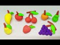 DIY polymer clay craft How to make realistic fruits with clay @fruitswithclay @claycraft @dolliyon