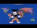 Yakko's world but only the country's that matter
