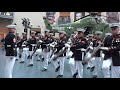 U.S. Marine Silent Drill Platoon performs