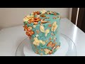 Blue CAKE Two TONE Flower
