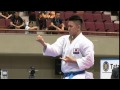 Chris Cheng vs. Ryo Kiyuna - Male Kata FINAL - Asian Karate Championships 2015