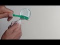 ASMR cleaning, washing magnifying glass