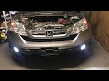 Installation fog lights ,Honda CR-V 2007-2008-2009-2010-2011