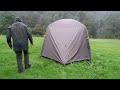 CAMPING in HEAVY RAIN - Air Tent - Car - ASMR