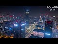 Warsaw By Night - Warszawa nocą z drona | Poland aerial 4K | POLAND ON AIR by Margas & Łogusz