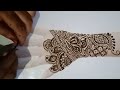 Beautiful Back Hand Bridal Mehndi Design || Arabic Mehndi Design || New Design 2024