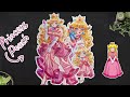 Draw Princess Peach in My Style - Mario | Huta Chan