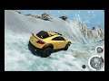 BeamNG car stuck in the ice, can we get out of there in time?