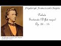 Fryderyk Franciszek Chopin: Sostenute (D flat major)  from Prelude Op. 28