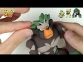 Pokémon Clay Art: Grookey line!! Grass type Pokémon [satisfying video]