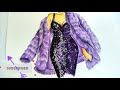 How To Draw Fur || Fur Fabric Rendering || Fashion Illustration