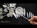 Creative ideas to become beautiful crystal flowers from used jelly cups