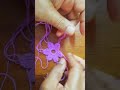 HOW TO MAKE CROTCHET LOOP FLOWER