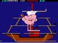 Popeye (Arcade) Playthrough