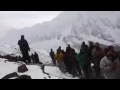 Majlis procession in Gilgit Area in the Himalayan mountain range