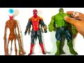 Merakit Mainan Siren Head vs hulk smash vs spiderman avengers Superhero toys