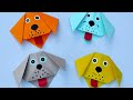 How to make a Paper Dog Tutorial | Paper Puppy Crafts | Easy Origami Dog