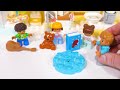 छोटे बच्चों और बच्चों के लिए लेगो डुप्लो हाउस! बिल्डिंग ब्लॉक खिलौनों के साथ सामान्य शब्द सीखें =)