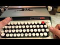 Smith Corona Classic 12 Vintage Manual Typewriter Reconditioned Mint Demo Samsonite Metal Case