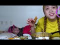 Gà Rán Ăn mì Hàn Quốc mà đường phố Hàn Quốc MUKBANG HIU