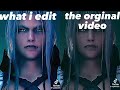 Sephiroth Edit Mine VS The Original Viedo (The Only Change Is The Graphics)
