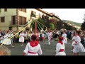 Ezcaray procesion de la Virgen de Allende. Danzas: El Arbol