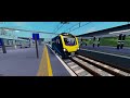 Roblox Stepford County Railway -  Trainspotting at rush hour St Helens bridge!