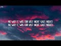 Morgan Wallen - Last Night (Lyrics)