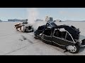 Mercedes-Benz S600 W140 vs VAZ/LADA 2106 💥 200 km/h 💥 BeamNG.drive CRASH test