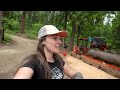 Framing Walls For Our 12x40 Barn Addition With Milled Lumber and Up-cycled Windows