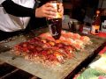 その場でファンが出来るお好み焼き屋さん　2015　職人芸　japanese street food Okonomiyaki