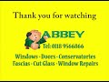 Maintenance of a Double glazed PVC window