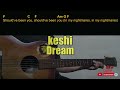 keshi - Dream Guitar Chords cover