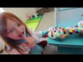 Animal Doctor Adley!! ZOO CHECK UP! Pet clinic routine visit, Unicorn Baby, Sticker Pox play pretend