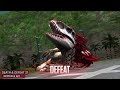 ALL DINOSAURS DEATH & DEFEAT SCENE ANIMATION | Jurassic World The Game