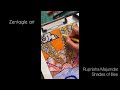 Colorful Easy Zentange Art || doodle art || Zendoodle || Zentangle || Shades of lilies