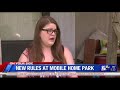 New rules at mobile home park