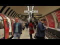 London Underground: Narrow Platform at Clapham North Station