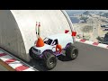 Testing Spongebob Cars vs MASSIVE Speedbumps in GTA 5