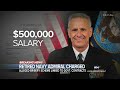 Former Navy vice chief charged in alleged bribery scheme