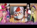 One Piece || Female Villains + Boa and Uta react to Luffy Vs Kaido|| Chu Gacha Reacts|| [🇧🇷/🇷🇺/🇺🇲]||