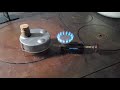 Mystery ethanol burning stove test