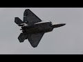 F22 RAPTOR DEMO MCAS CHERRY POINT 2024 WITH FLARES