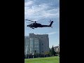 AH-64 ● Apache Helicopter Terrain Flight Takeoff from West Point Parade Ground - September 10, 2022