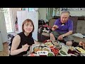 Grandfather's reaction to his granddaughter's first visit to Korea?